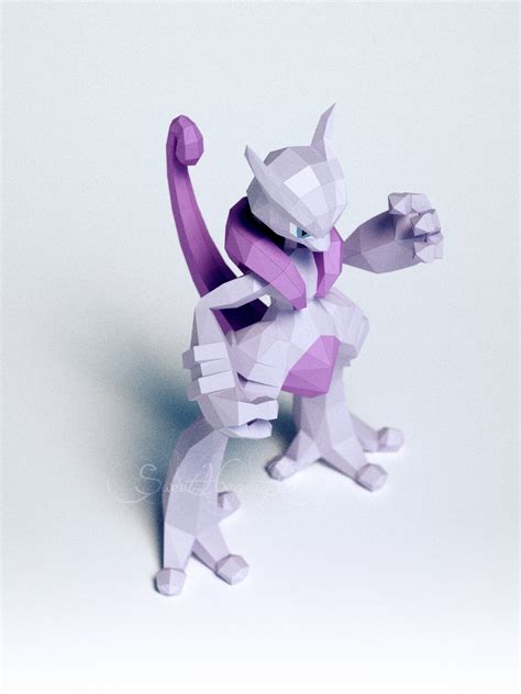 mega mewtwo x wallpaper|Pokemon: Mega Mewtwo X Papercraft .